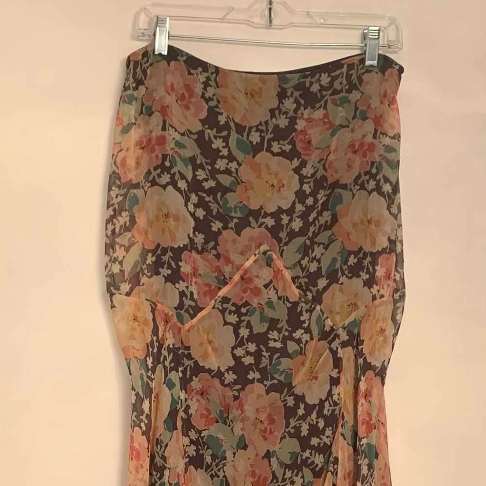 Lovely Double R Ralph Lauren all silk skirt
